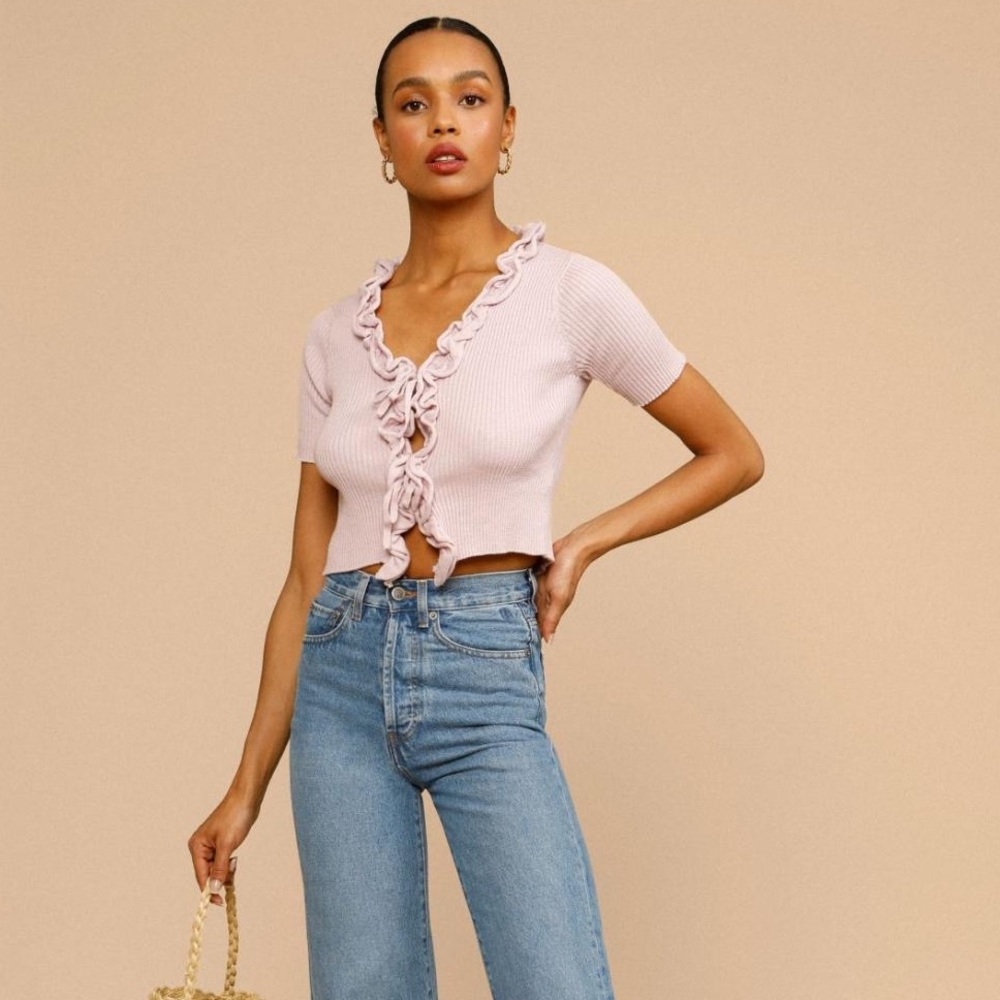 Rouje Eugenia cardigan lilac FR40